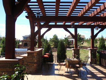 outdoor kitchen